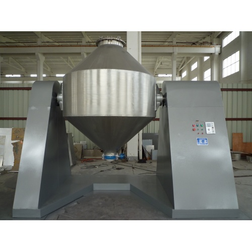 Máquina de secado al vacío rotativa de doble cono en polvo químico