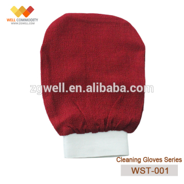 WST-001 Super clean Microfiber bath wash gloves,for kitchen,household,floor and furniture,pet,car cleaning,microfiber chenille