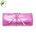 Makeup kosmetyczne kosmetyczne szczotki z zestawu fioletowej torby