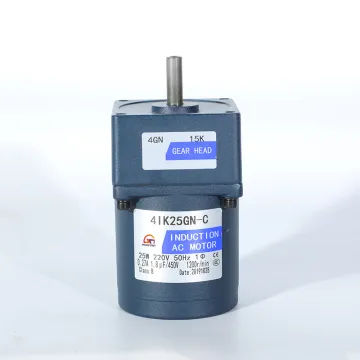 15W 110V/220V High Torque Low RPM Electric Variable Speed Control AC Gear Motor and Speed Controller
