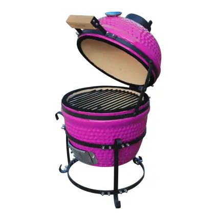 AUPLEX 13 Inch Gaucho Charcoal Kebab Grill: Portable Folding Steel Campfire Grill