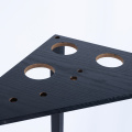 Elegant Ladder Shaped Light Shelf with Adjustable Design