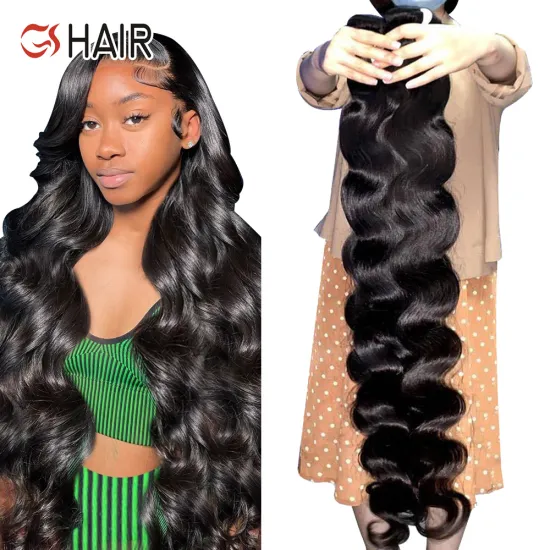 GS Wholesale Brazilian Body Wave Remy Hair Extensions - Natural Color, 8-30 Inch, Unprocessed Virgin Hair