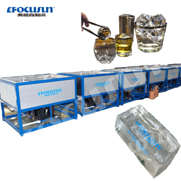 1 Ton to 5 Ton Clear Block Ice Production Machine for Cocktails