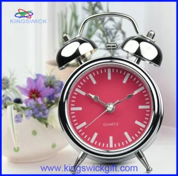 2013 Fashion Item Metal Twin Bell Travel Alarm Clock (BAC4306)