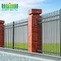 Powder coated high security steel fence