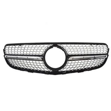 Black Diamond Grille for Mercedes-Benz GLC X253 (2016-2018) - No Camera