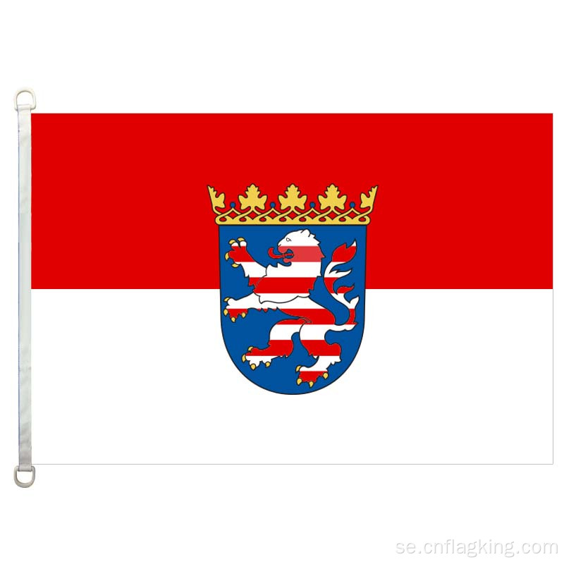 Hesse-flagga 90 * 150 cm 100% polyster