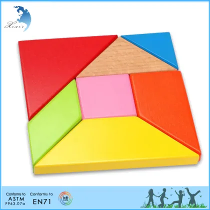 Brain teaser children educational toys wood jigsaw puzzle