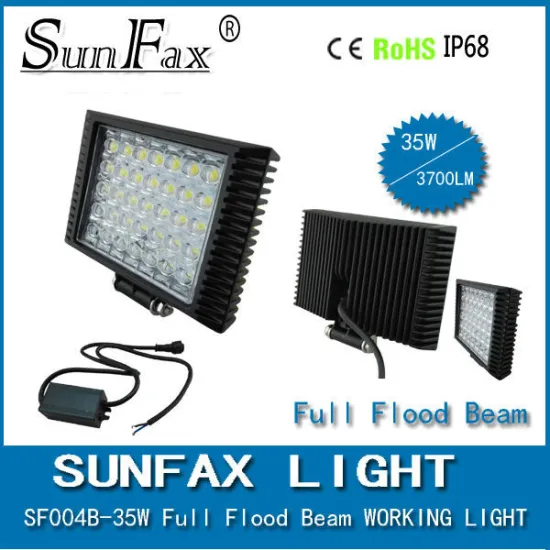 Wholesale! 7inch 35w led work light, 3500lm led tractors truck offroad light