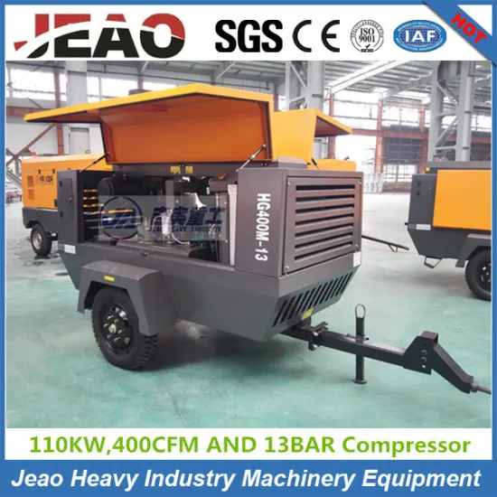 Mining Machinery Diesel Engine Screw Air Compressor Manufacturer