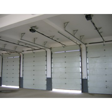 Moderne stalen sectionele automatische garagedeur