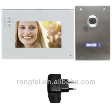 villa kit, video door phone system, outdoor station+monitor+power supply
