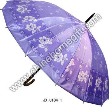 55cm*16K Auto Open Straight Umbrella