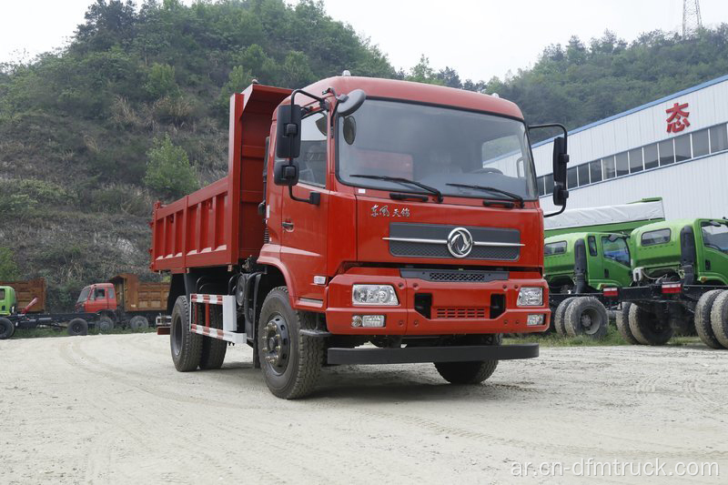 210hp Dongfeng Medium Tipper Truck مع حمولة حمولة 13T