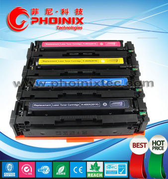 Laser Color Toner Cartridge CF400A-CF403A Compatible for HP 201A, For LaserJet Pro M252 ,MFP M277