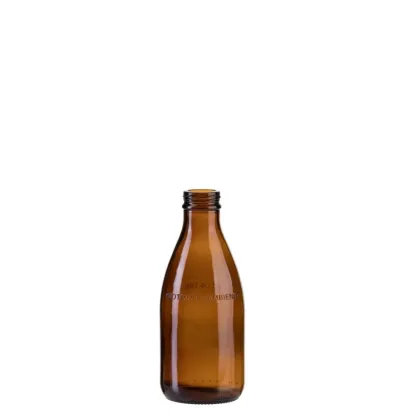 GB-16477 7oz Glass Amber Beer Bottle