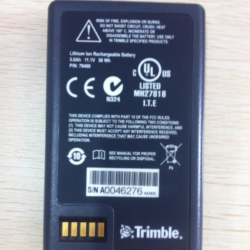 Trimble 11.1V 5000MAH充電可能なLi-Ionバッテリー総ステーション用