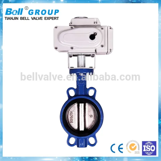 10 Inch Ductile Iron Electric actuator Butterfly Valve