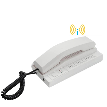 433MHz Sistema telefónico de intercomunicador de audio inalámbrico de largo alcance con pantalla para almacén, oficina y hogar