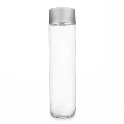 500ml Glass Voss Water Drinking Bottle With Lid