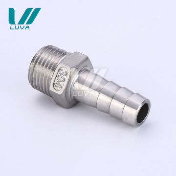 Stainless steel 304 round casting hexagonal hose nipple