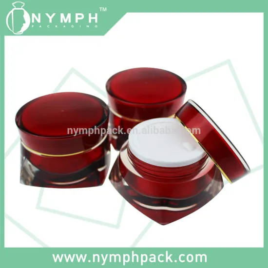 cosmetic packaging beauty makeup diamond acrylic cream skincare nail gel jar