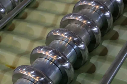 corrugated tile forming machine