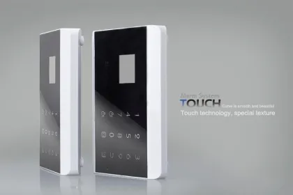 Hot sale touch keypad LCD display Android/IOS APP smart PSTN&GSM intelligent wolf guard alarm system(KR-8218G)