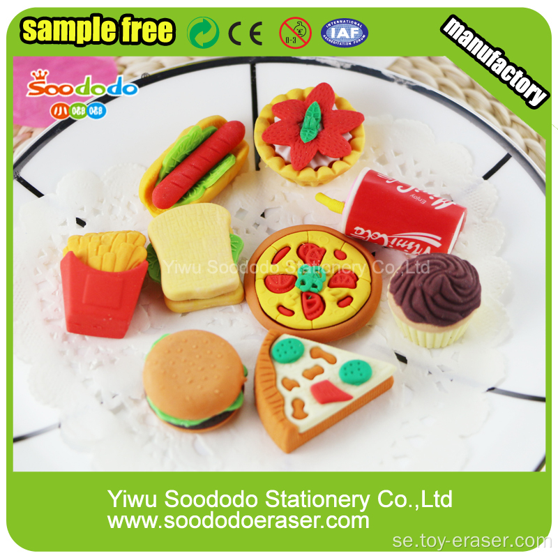 Toy Eraser fancy mat Suddgummin för Kid Toy