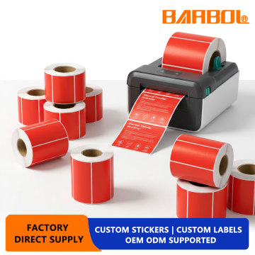 Bright Coated Paper Label Adhesive Sheet