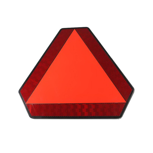 ECE69.01 Triangle Agricultural Machine Reflective Sign 365mm*365mm flat agricultural machine reflective sign Supplier