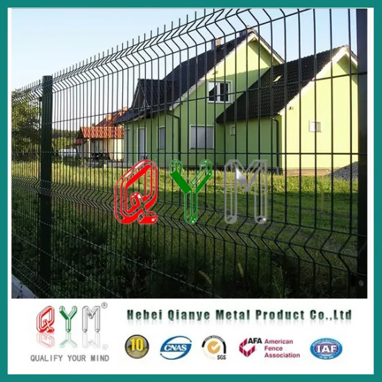 Triangle Bend Welded Wire Mesh Residential Fence for Villas