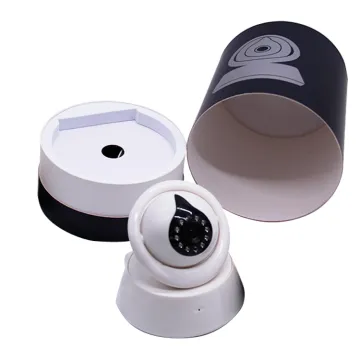 Customized paper tube packaging box with protective pads