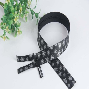 Snowflake patterned nylon decorative zipper for clothing