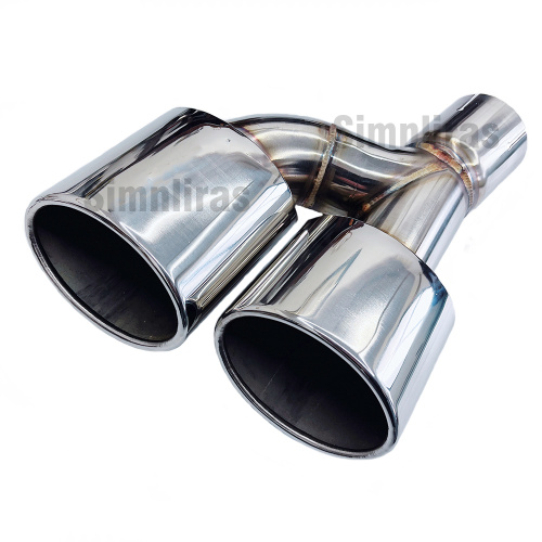 Passend für Mercedes Benz R230 SL55 AMG 02-08 Achsenrücker Auspuffanlagenquad Ovaler Spitze