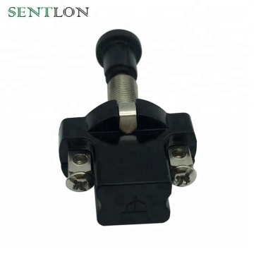 Factory Price SPST 2-Pin Universal Car Push Pull Switch ASW-05 with Screw Terminals