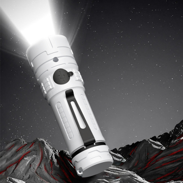 USB Rechargeable LED Mini Flashlight - Durable ABS Body for Tactical, Camping, and Emergency Use