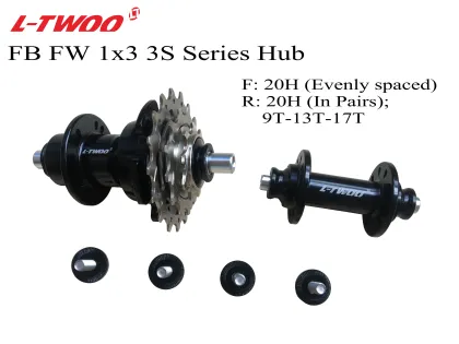 Folding Bicycle LTWOO FW3 Rear Derailleur groupset, shift RD Hub CS included,light weight, bicycle derailleur 3 speed microshift