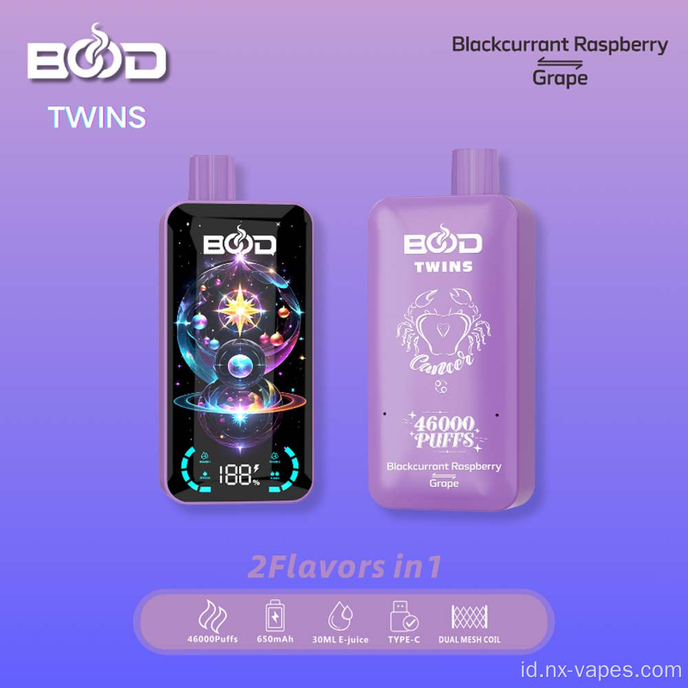 Bood Twins 46000 Puffs Vape Wholesale