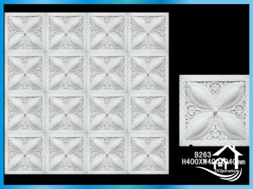 3d leather interior wall stone decoration