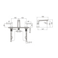 ATHENS 3-hole basin mixer