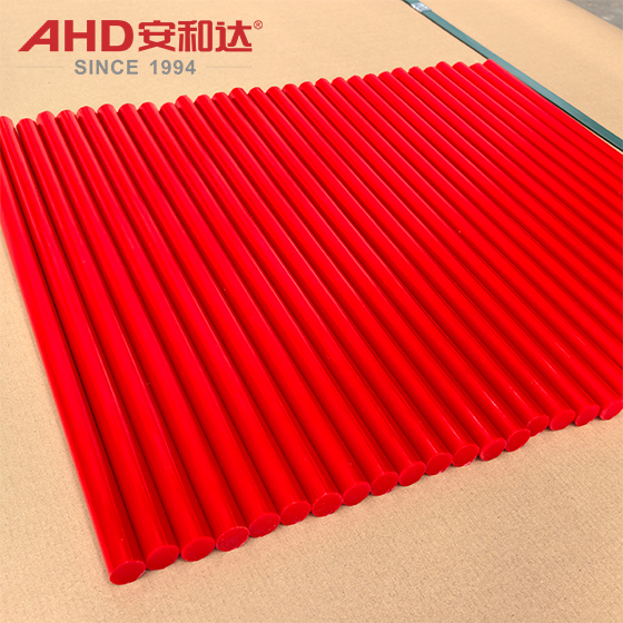 red polyester pu rod manufacturer stock