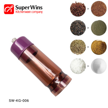 Tall Salt and Pepper Shakers with Adjustable Coarseness
