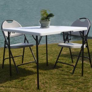 Square out door bi fold table