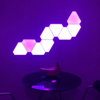 Smart WiFi Control 9Pcs/Set RGBW Triangular LED Ceiling Lights