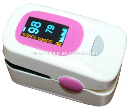 Affordable SPO2 fingertip pulse oximeter OLED screen