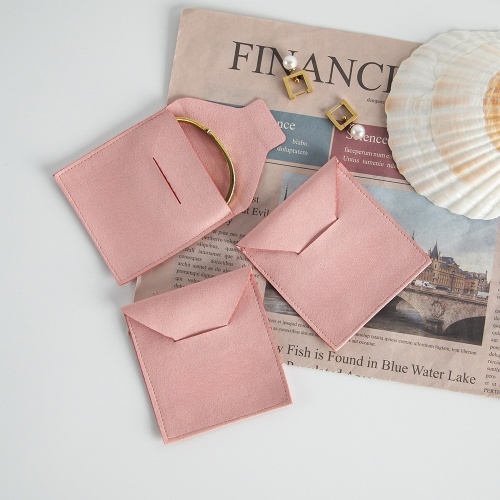 Plug-in Micro Jewelry Pouch with Envelope Flip-Top