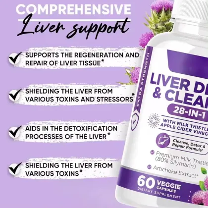 OEM Liver Detox Capsules Liver Detox Cleanse Supplement