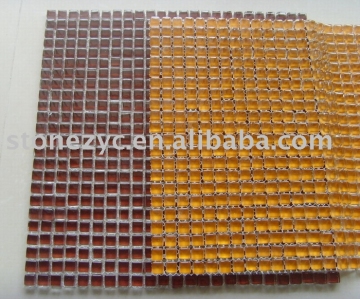 crystal glass mosaic tiles